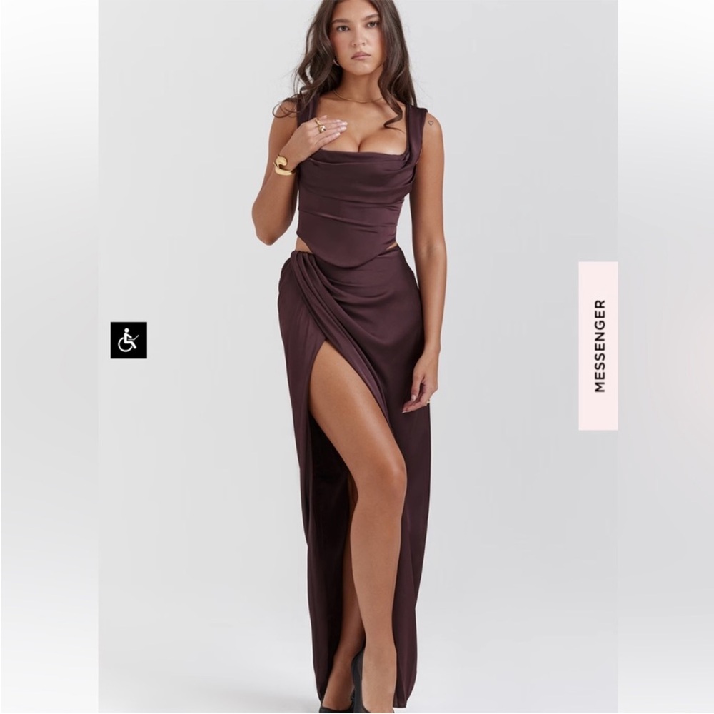 House of cb corset top with skirt